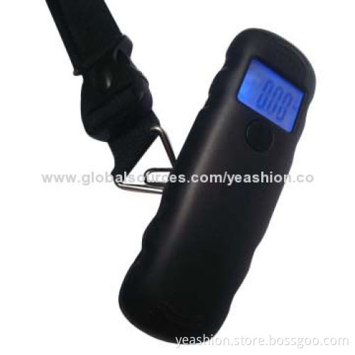 40kg 88lbs Portable Digital Travel Electronic Scale for Weighing Luggage, in Black Color